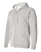 Gildan 18600 - Unisex Heavy BlendTM Full-Zip Hooded Sweatshirt - Ash