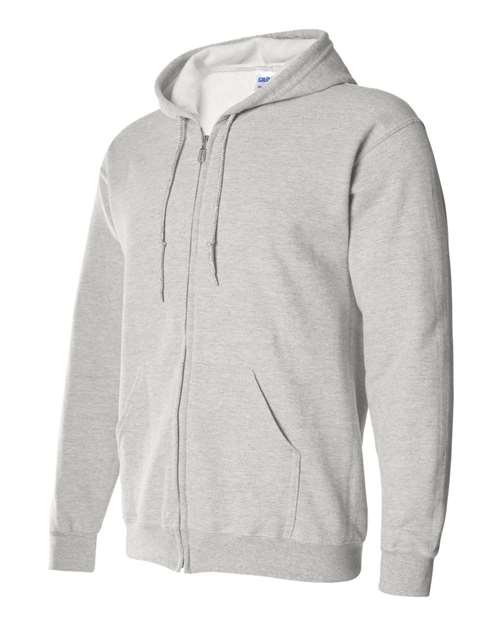 Gildan 18600 - Unisex Heavy BlendTM Full-Zip Hooded Sweatshirt - Ash