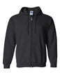 Gildan 18600 - Unisex Heavy BlendTM Full-Zip Hooded Sweatshirt - Black