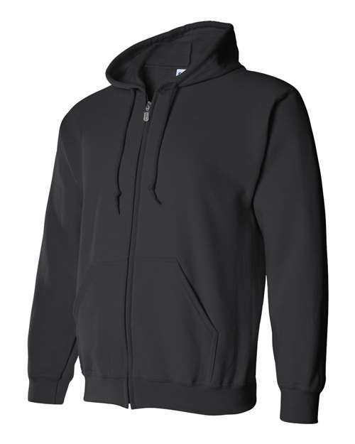 Gildan 18600 - Unisex Heavy BlendTM Full-Zip Hooded Sweatshirt - Black