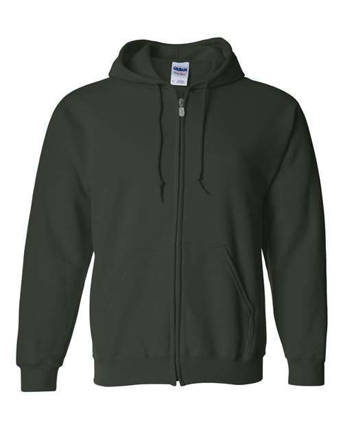 Gildan 18600 - Unisex Heavy BlendTM Full-Zip Hooded Sweatshirt - Forest