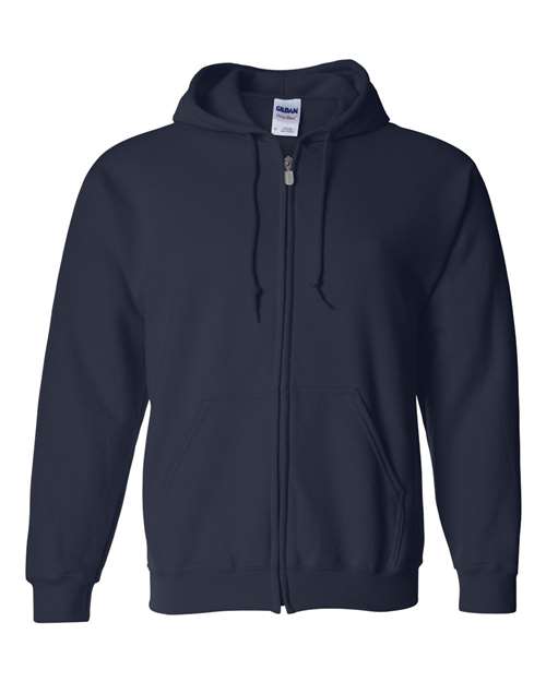 Gildan 18600 - Unisex Heavy BlendTM Full-Zip Hooded Sweatshirt - Navy