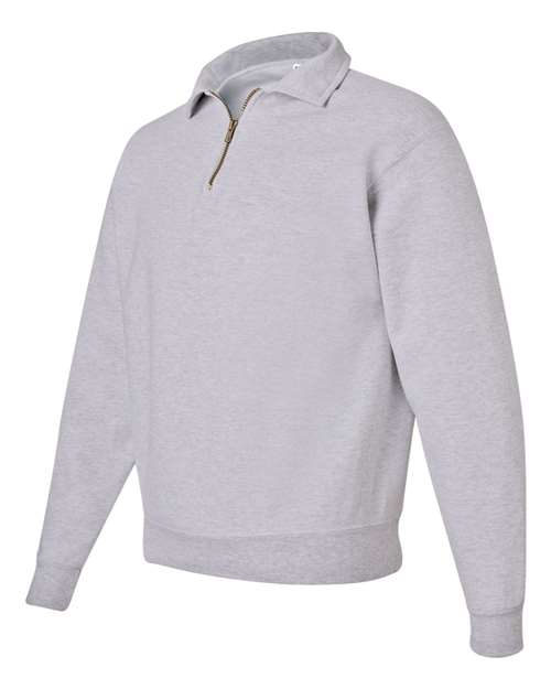 JERZEES 4528MR - Unisex Super Sweats NuBlend® Quarter-Zip Cadet Collar Sweatshirt JERZEES