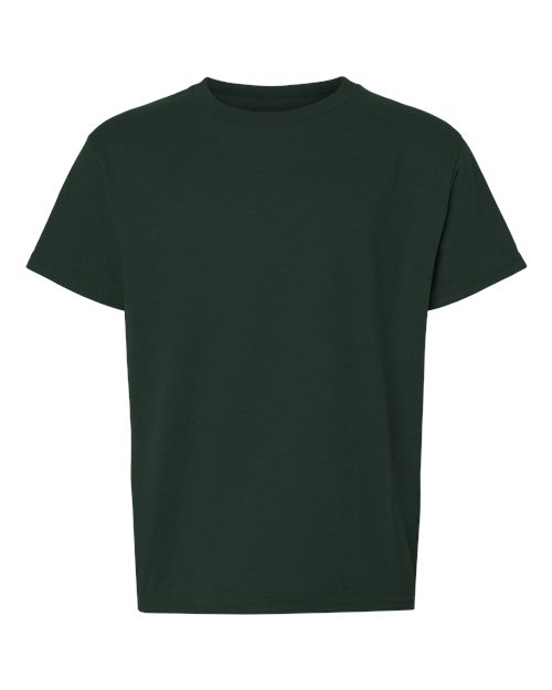 Gildan 8000B - Youth DryBlend T-Shirt - Forest Green