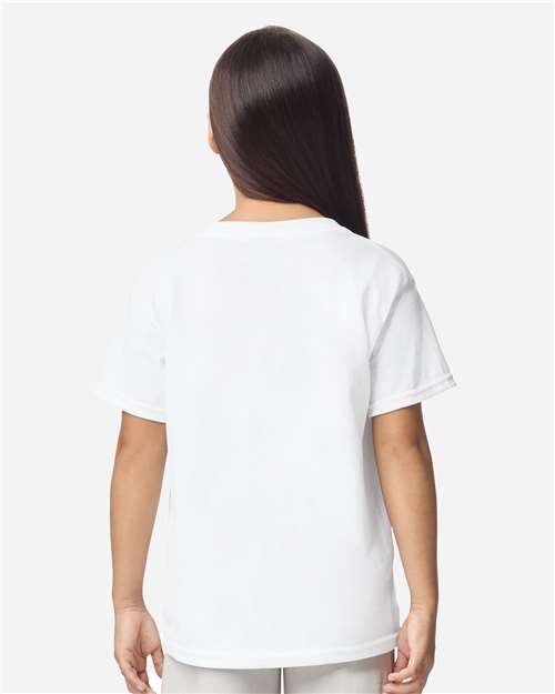Gildan 8000B - Youth DryBlend T-Shirt - White