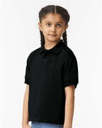 Gildan 8800B - Youth DryBlend Jersey Polo - Black