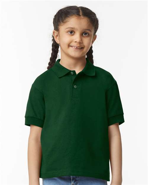 Gildan 8800B - Youth DryBlend Jersey Polo - Forest Green