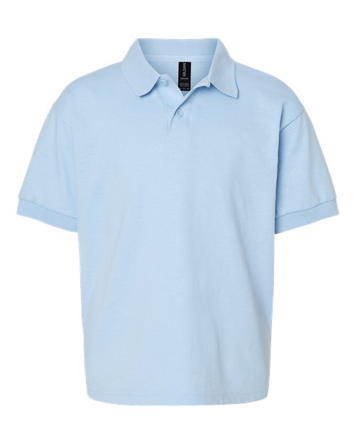 Gildan 8800B - Youth DryBlend Jersey Polo - Light Blue
