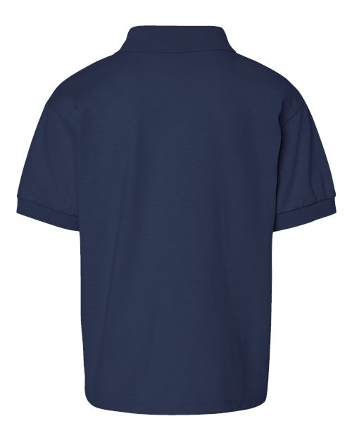 Gildan 8800B - Youth DryBlend Jersey Polo - Navy