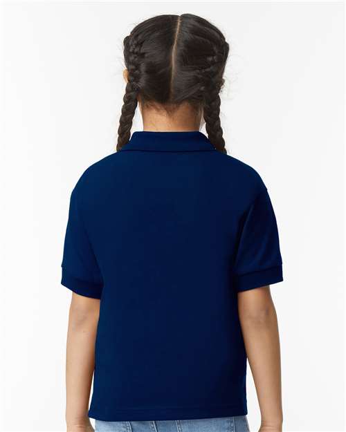 Gildan 8800B - Youth DryBlend Jersey Polo - Navy