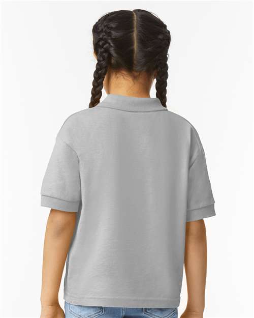 Gildan 8800B - Youth DryBlend Jersey Polo - Sport Grey