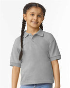 Gildan 8800B - Youth DryBlend Jersey Polo - Sport Grey
