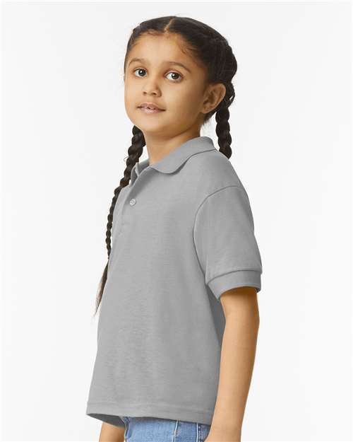 Gildan 8800B - Youth DryBlend Jersey Polo - Sport Grey