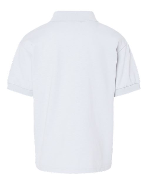 Gildan 8800B - Youth DryBlend Jersey Polo - White