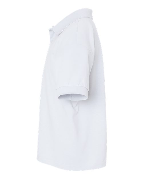 Gildan 8800B - Youth DryBlend Jersey Polo - White