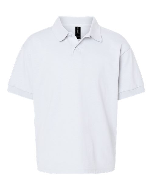 Gildan 8800B - Youth DryBlend Jersey Polo - White