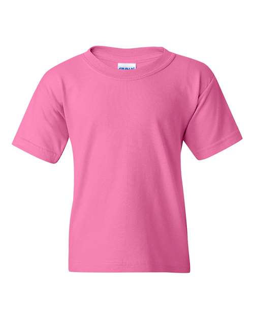 Gildan 5000B - Youth Heavy CottonTM T-Shirt - Azalea