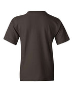 Gildan 5000B - Youth Heavy CottonTM T-Shirt - Dark Chocolate