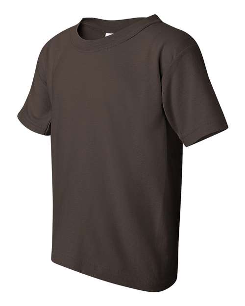 Gildan 5000B - Youth Heavy CottonTM T-Shirt - Dark Chocolate