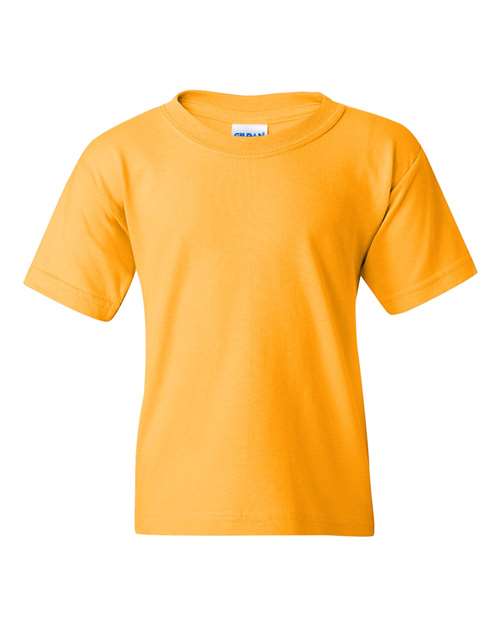 Gildan 5000B - Youth Heavy CottonTM T-Shirt - Gold