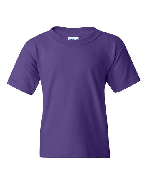 Gildan 5000B - Youth Heavy CottonTM T-Shirt - Purple