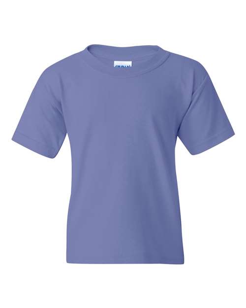 Gildan 5000B - Youth Heavy CottonTM T-Shirt - Violet