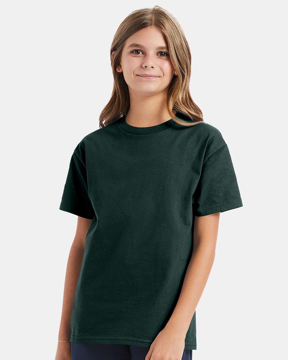 Hanes 5450 - Youth Authentic T-Shirt — Deep Forest