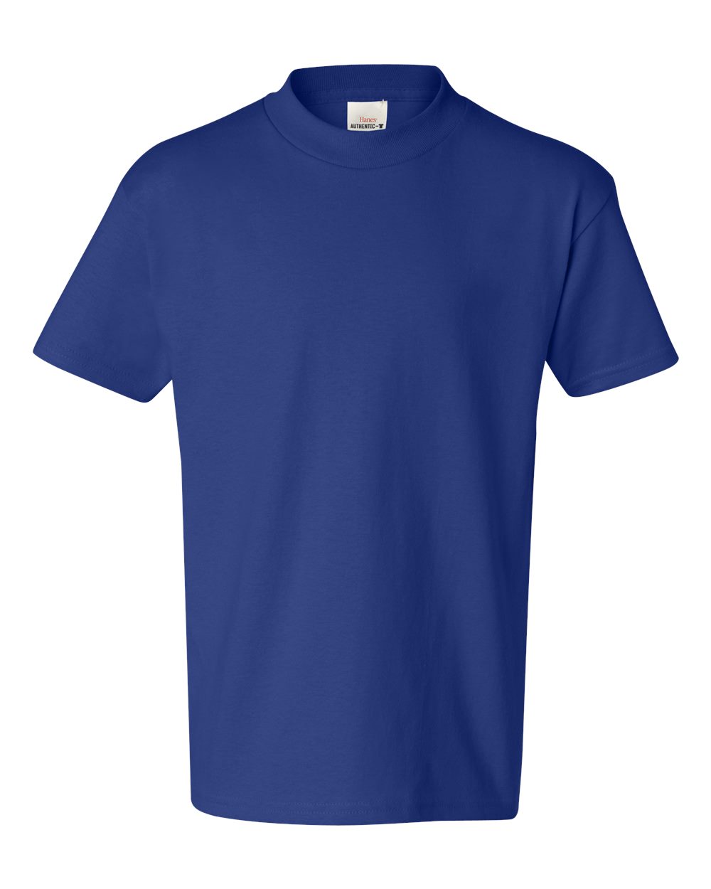 Hanes 5450 - Youth Authentic T-Shirt — Deep Royal (flat)
