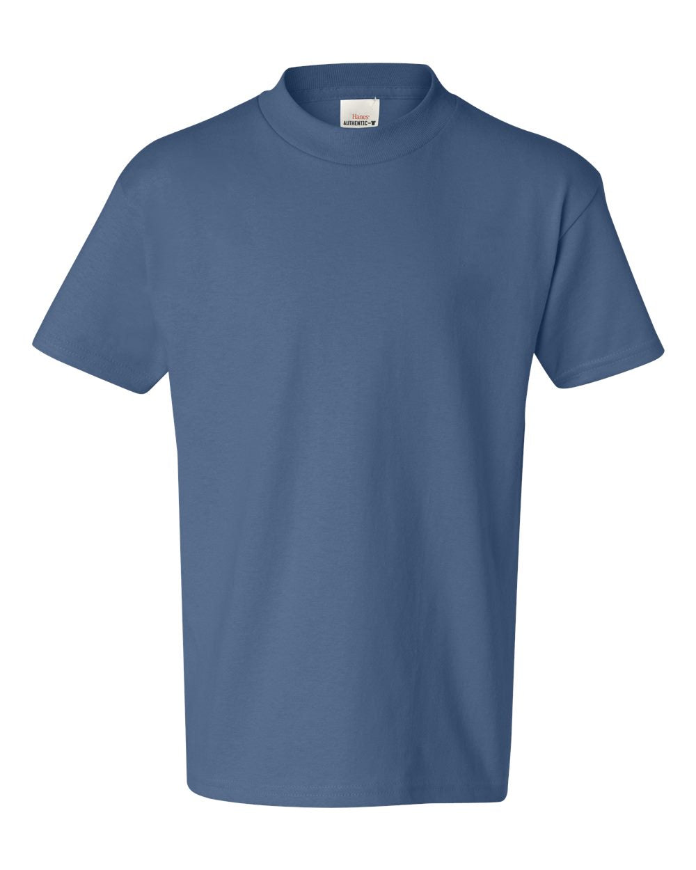 Hanes 5450 - Youth Authentic T-Shirt — Denim Blue (flat)