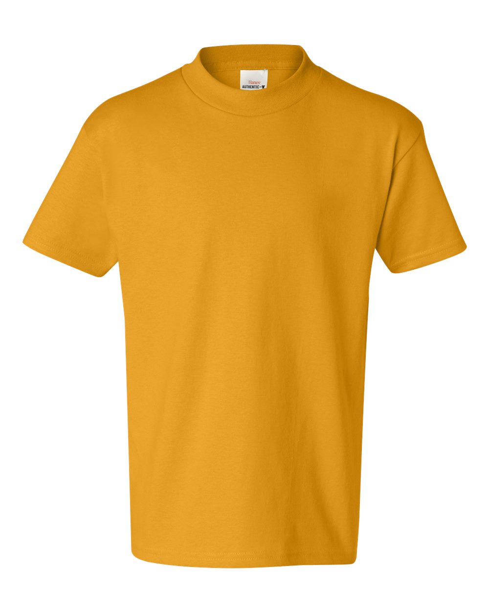 Hanes 5450 - Youth Authentic T-Shirt — Gold (flat)
