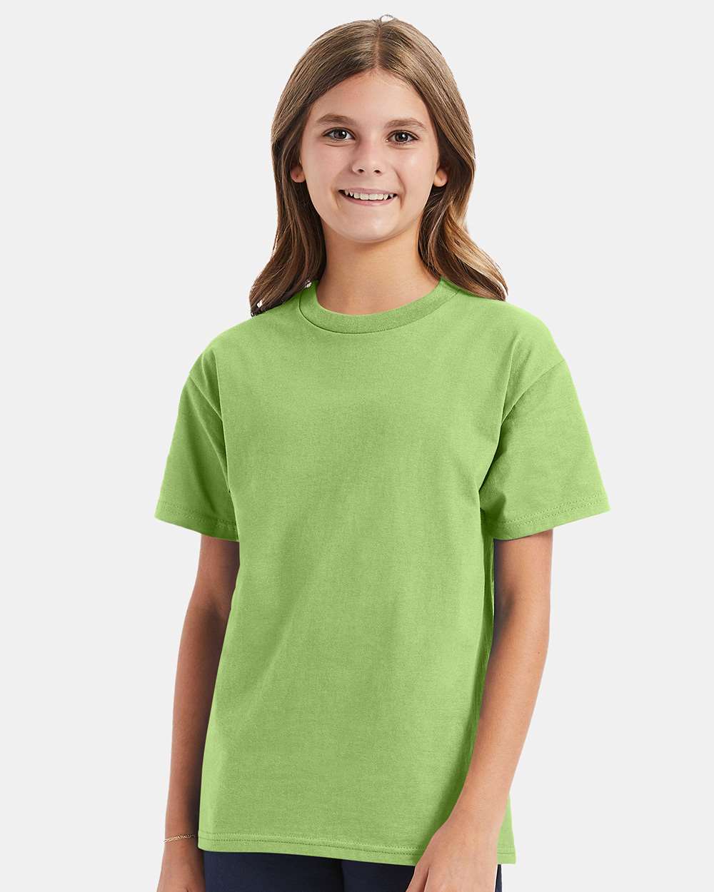 Hanes 5450 - Youth Authentic T-Shirt — Lime