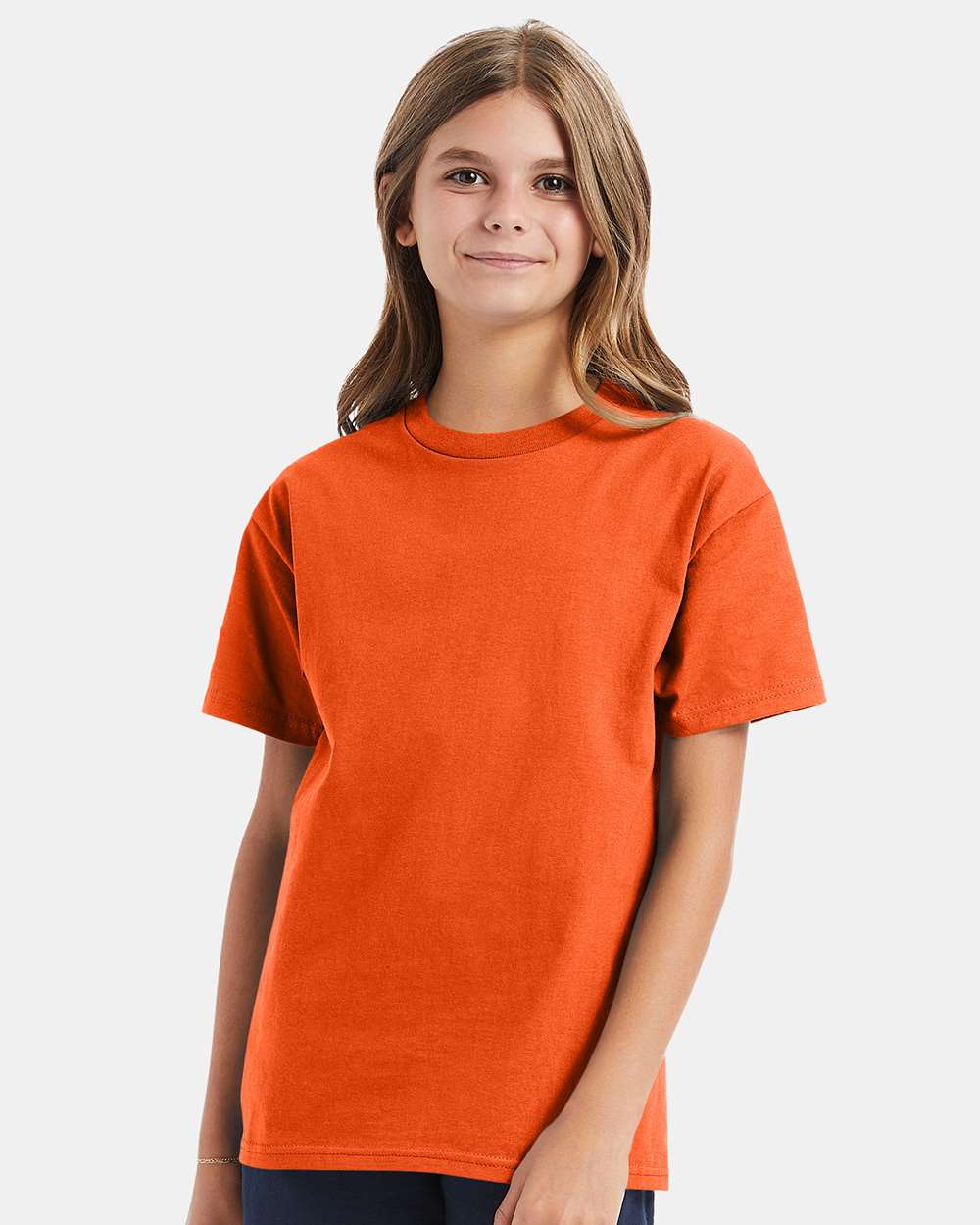 Hanes 5450 - Youth Authentic T-Shirt — Orange
