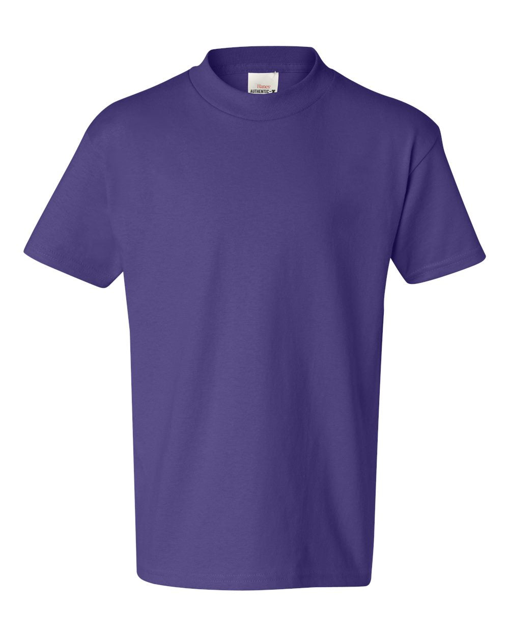 Hanes 5450 - Youth Authentic T-Shirt — Purple (flat)