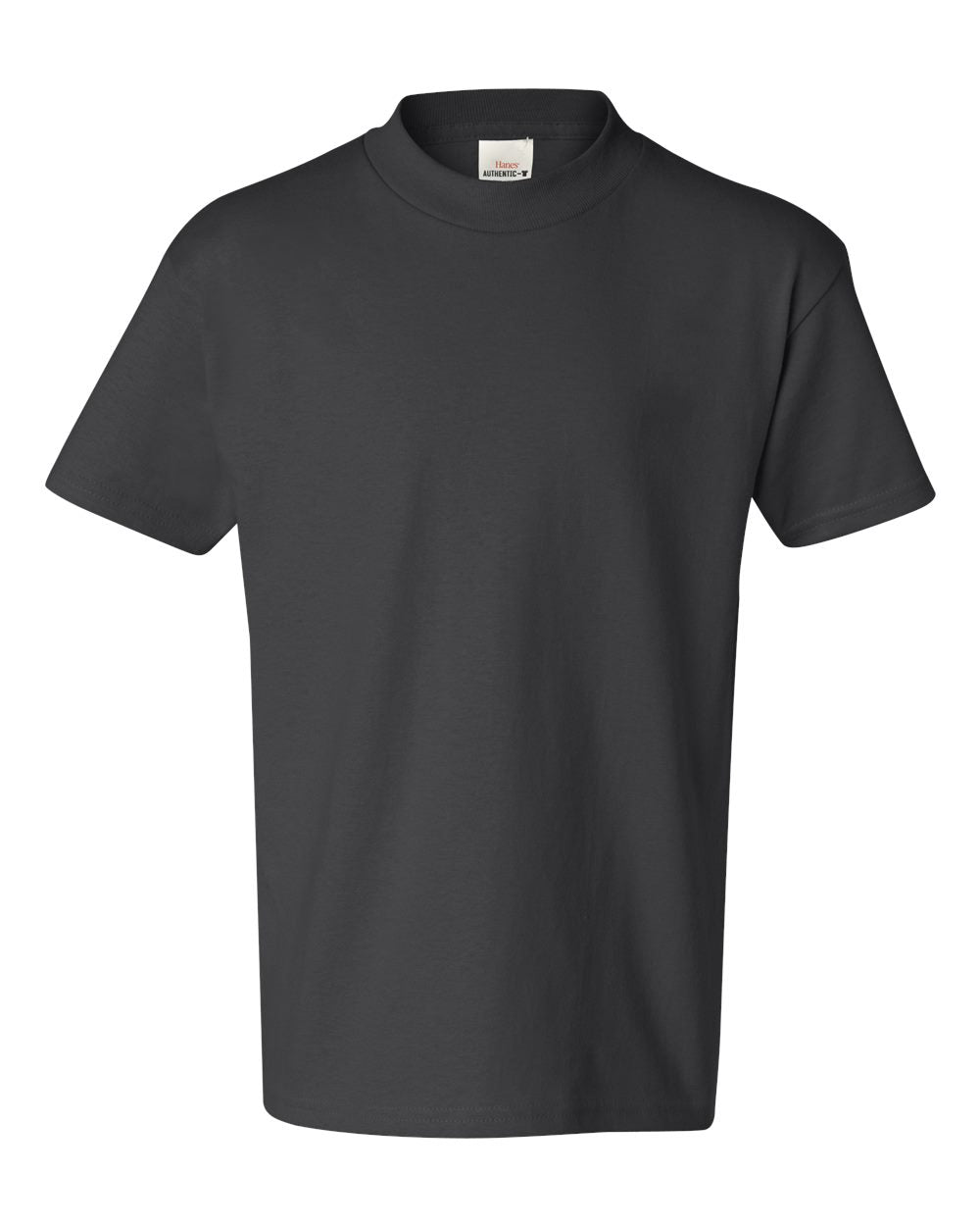 Hanes 5450 - Youth Authentic T-Shirt — Smoke Grey (flat)