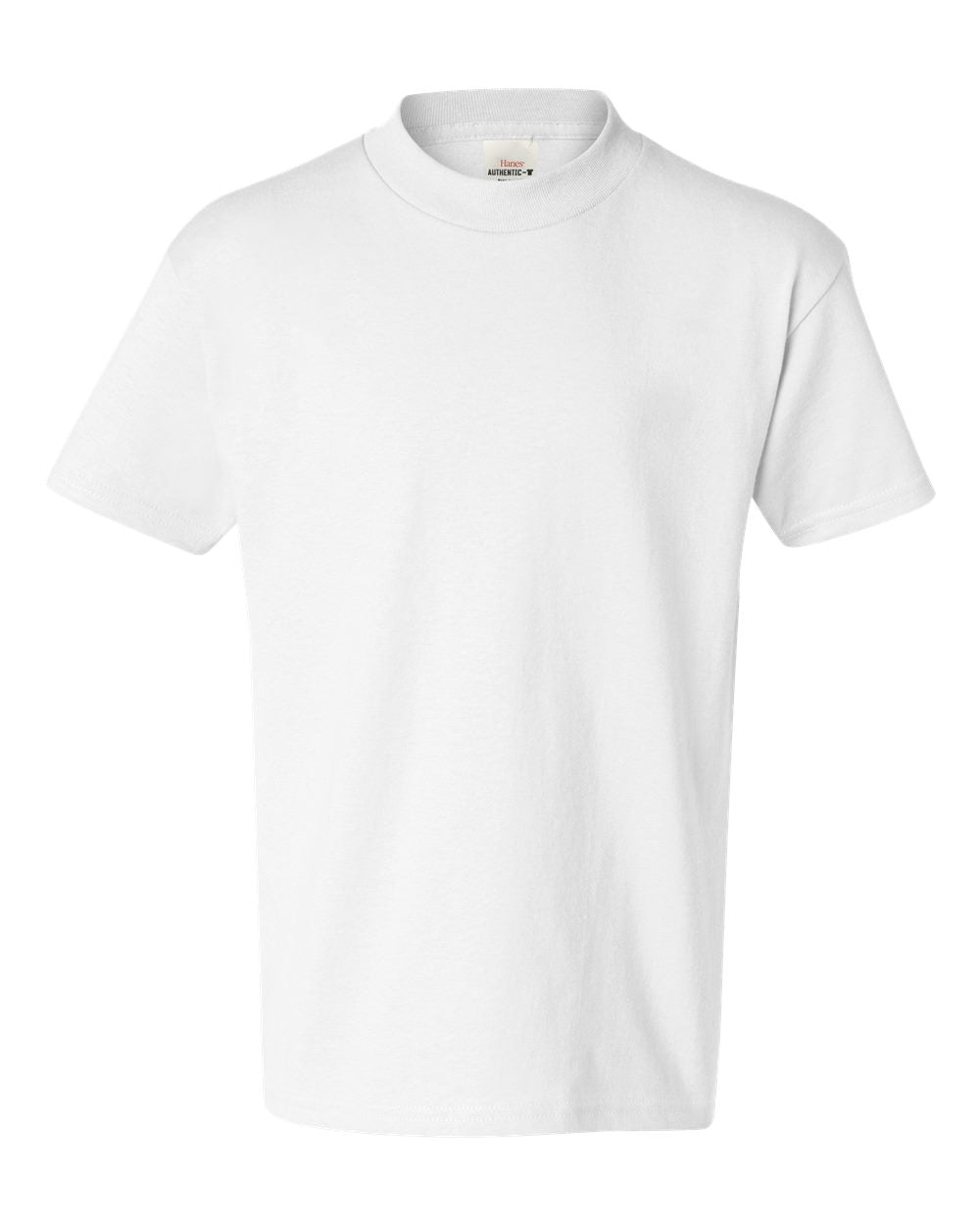 Hanes 5450 - Youth Authentic T-Shirt — White (flat)