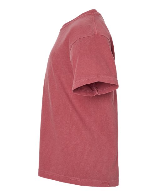 Comfort Colors 9018 - Youth Garment-Dyed Heavyweight T-Shirt - Crimson