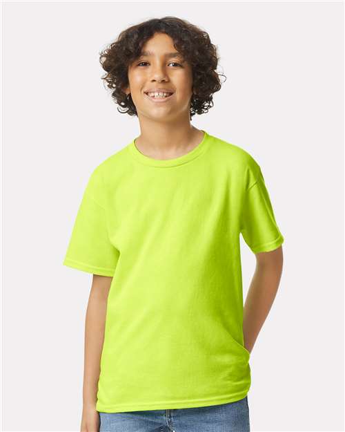 Gildan 2000B - Youth Ultra Cotton T-Shirt - Safety Green