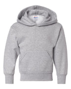 Hanes P473 - Youth EcoSmart® Hooded Sweatshirt — Light Steel (flat)