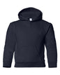 Gildan 18500B - Youth Heavy BlendTM Hooded Sweatshirt - Navy