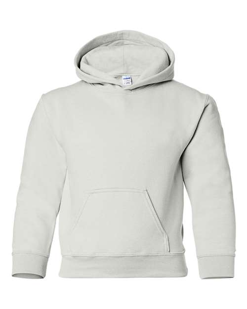 Gildan 18500B - Youth Heavy BlendTM Hooded Sweatshirt - White