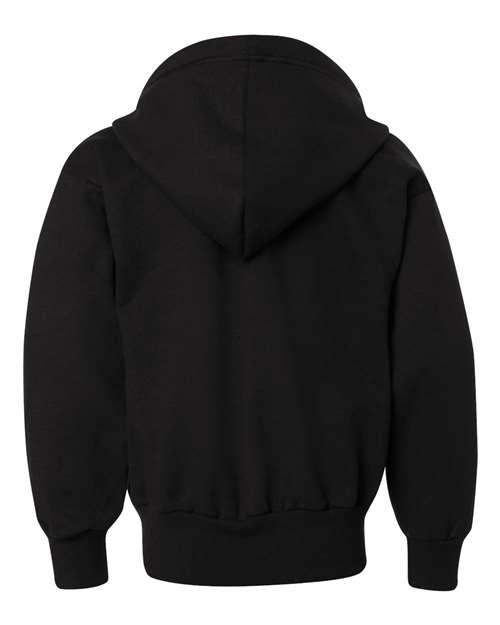 Hanes P480 - Youth EcoSmart® Full-Zip Hooded Sweatshirt Hanes