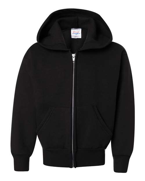 Hanes P480 - Youth EcoSmart® Full-Zip Hooded Sweatshirt
