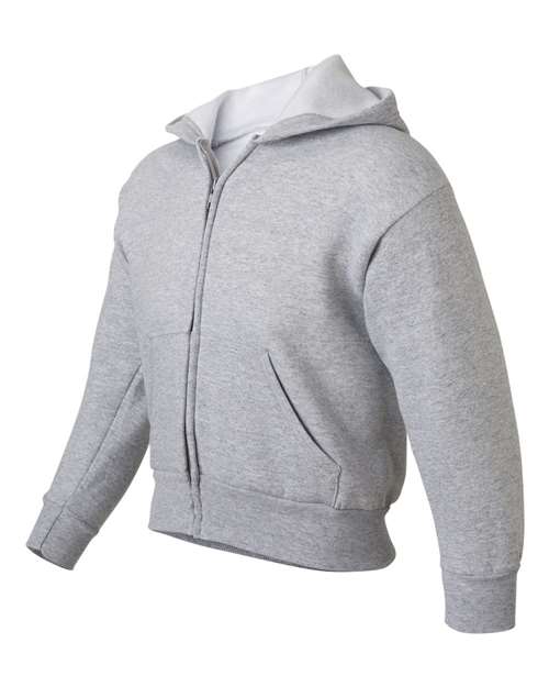 Hanes P480 - Youth EcoSmart® Full-Zip Hooded Sweatshirt Hanes