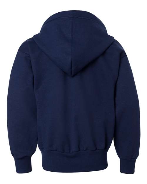Hanes P480 - Youth EcoSmart® Full-Zip Hooded Sweatshirt Hanes