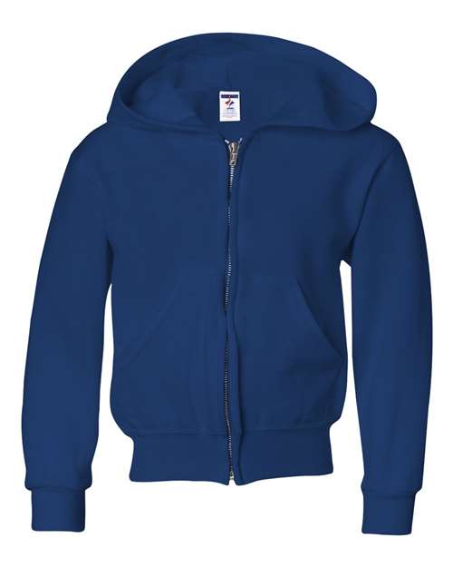 JERZEES 993BR - Youth NuBlend® Full-Zip Hooded Sweatshirt JERZEES