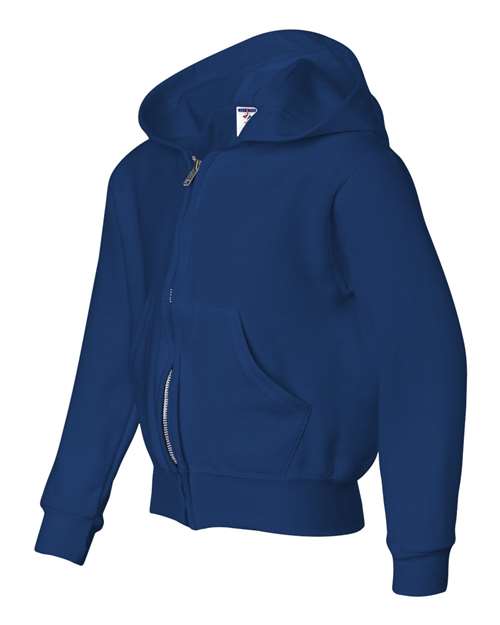 JERZEES 993BR - Youth NuBlend® Full-Zip Hooded Sweatshirt JERZEES