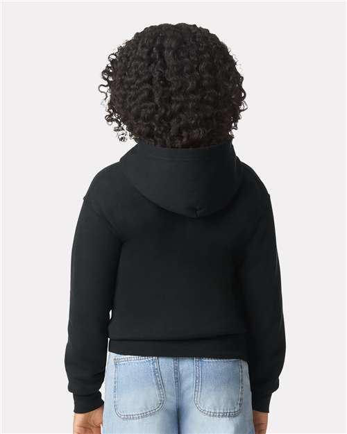Gildan 18600B - Youth Heavy BlendTM Full-Zip Hooded Sweatshirt - Black
