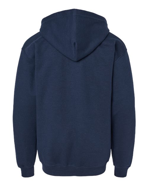 Gildan 18600B - Youth Heavy BlendTM Full-Zip Hooded Sweatshirt - Navy