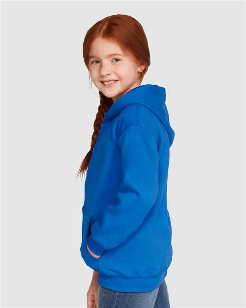 Gildan 18600B - Youth Heavy BlendTM Full-Zip Hooded Sweatshirt - Royal