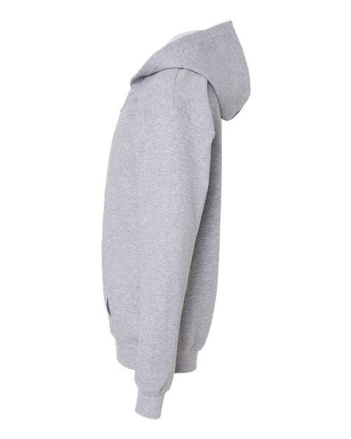 Gildan 18600B - Youth Heavy BlendTM Full-Zip Hooded Sweatshirt - Sport Grey
